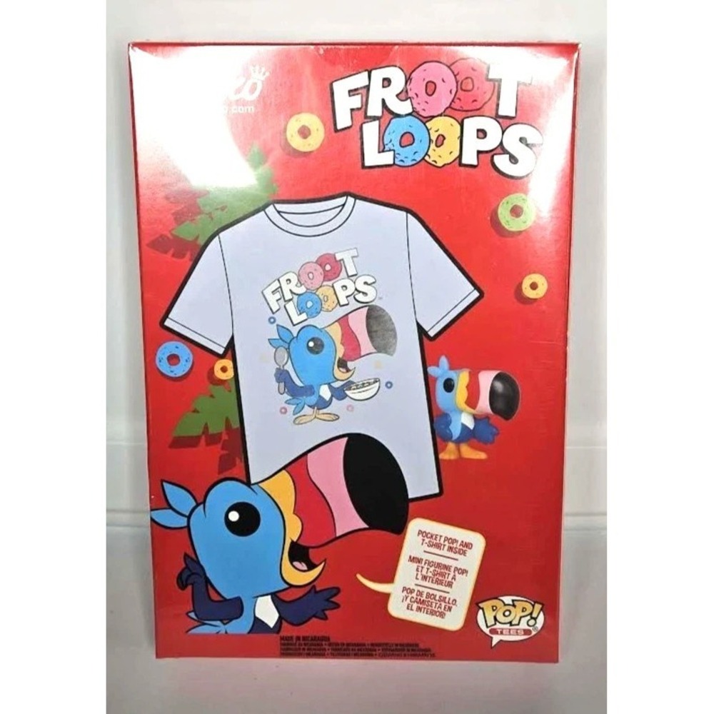 Funko Pop! Froot Loops Toucan Sam Large Tee and Pocket Pop - Picture 3 of 3
